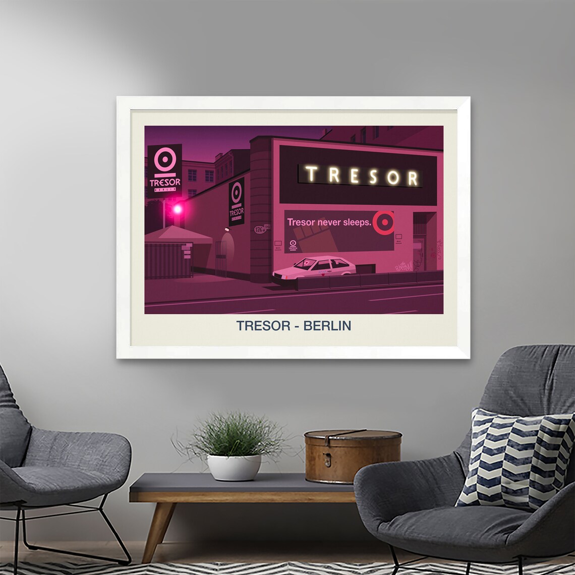 Tresor Berlin Nightclub Travel Poster, Berlin - Image 2