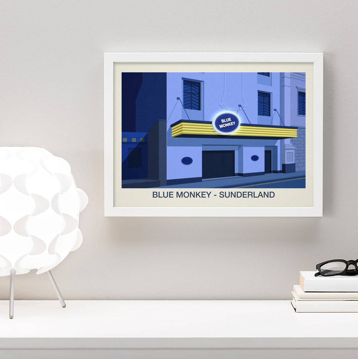 Blue Monkey Sunderland Nightclub Neon Marquee Sign Venue Wall Art - Image 4