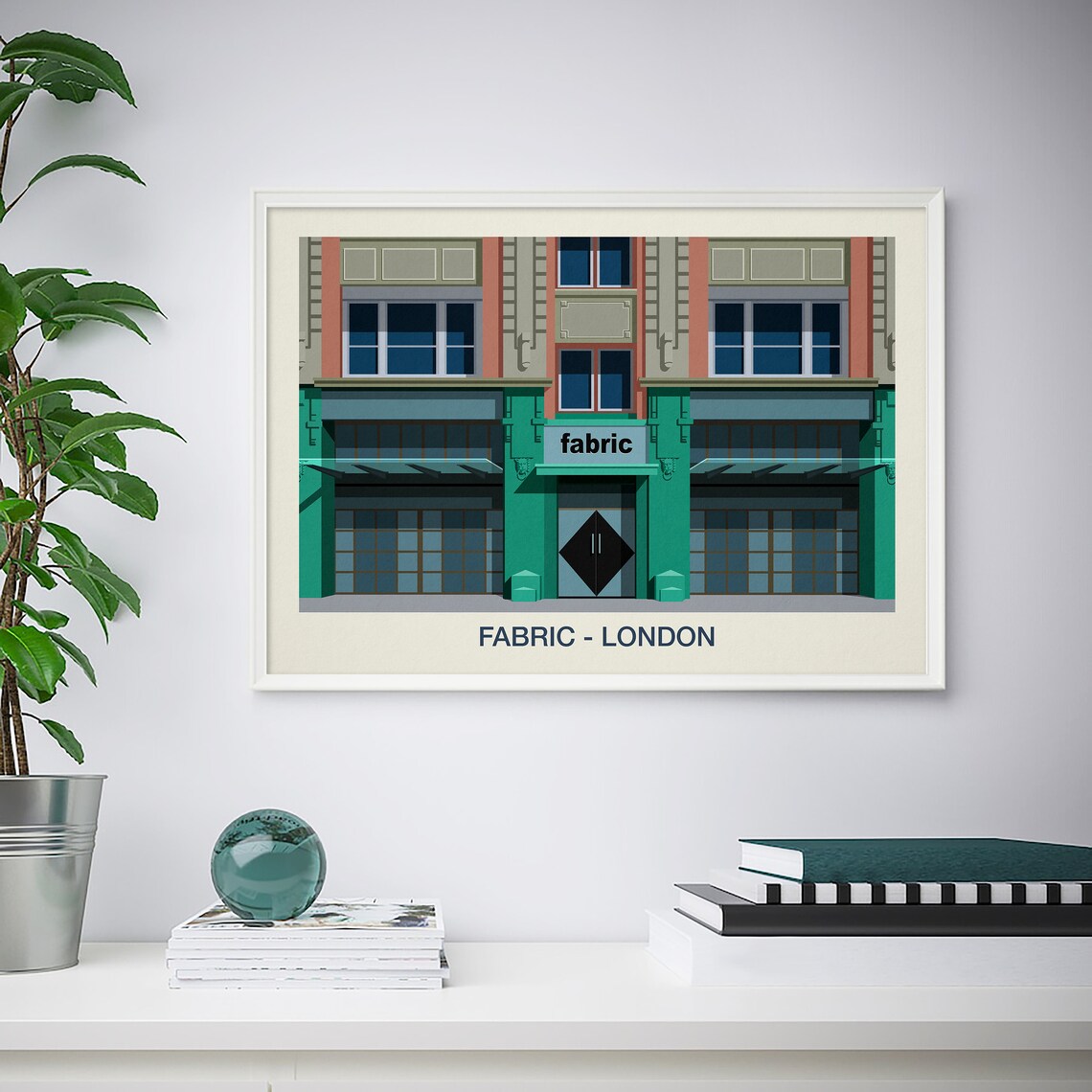 Fabric Nightclub London Travel Poster, Vintage Club Scene - Image 4
