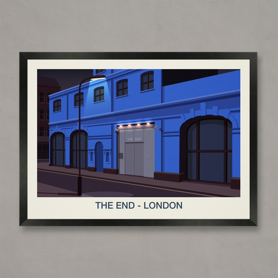The End Nightclub Poster Print