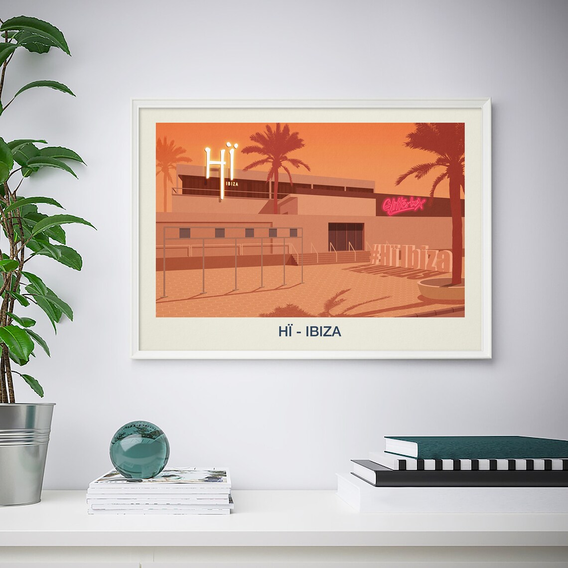 Hi Nightclub Ibiza Travel Poster - Image 4