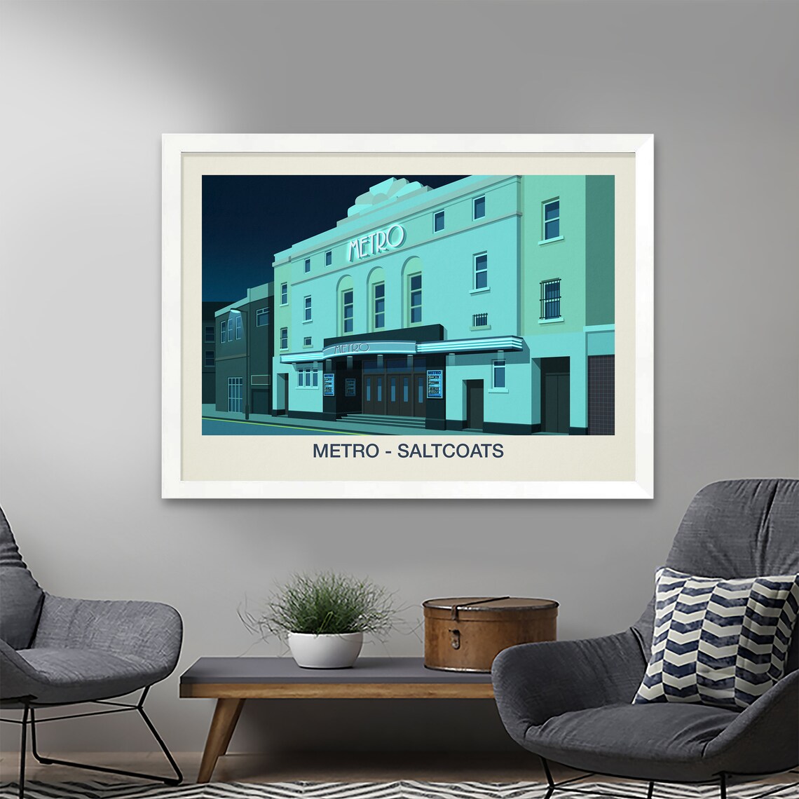 Metro Nightclub Poster, Saltcoats Travel Poster - Image 2