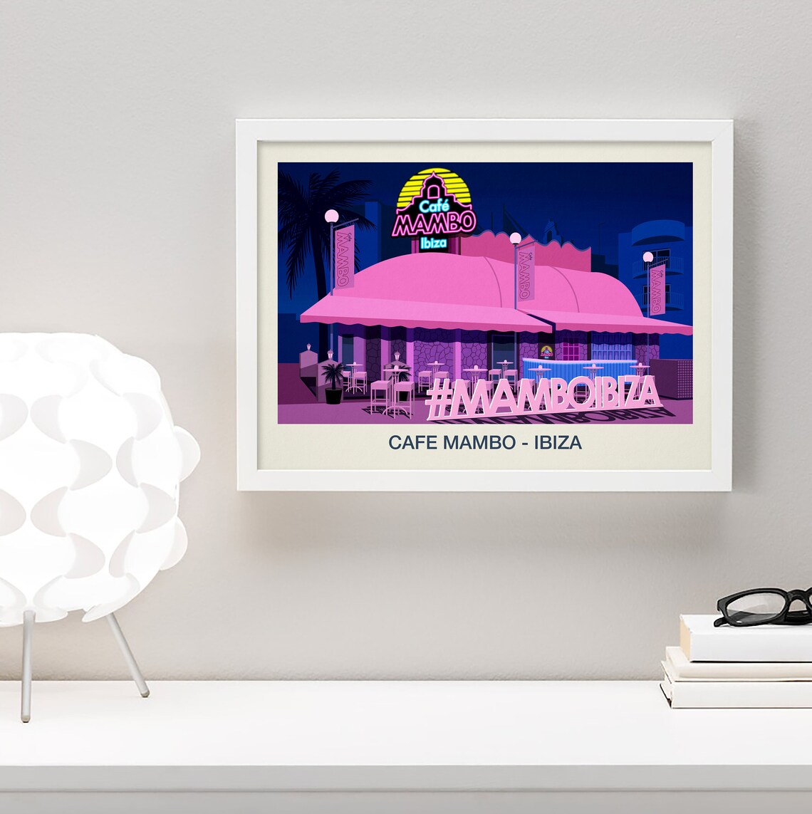 Cafe Mambo Ibiza Travel Poster, Nightclub Print - Image 4