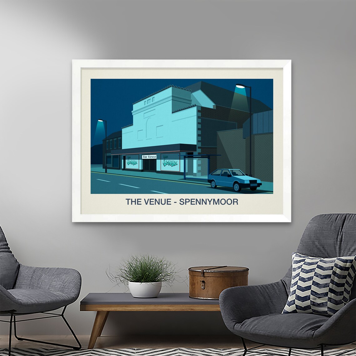 The Venue Spennymoor Nightclub Travel Poster - Image 2