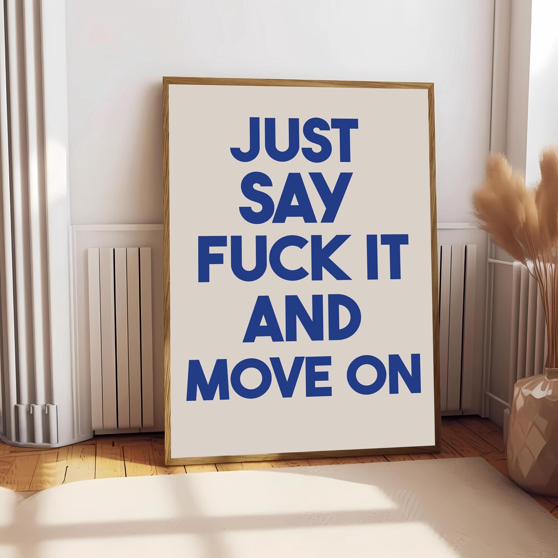 Just Say Fck It And Move On, Mental Health Typography - Image 2