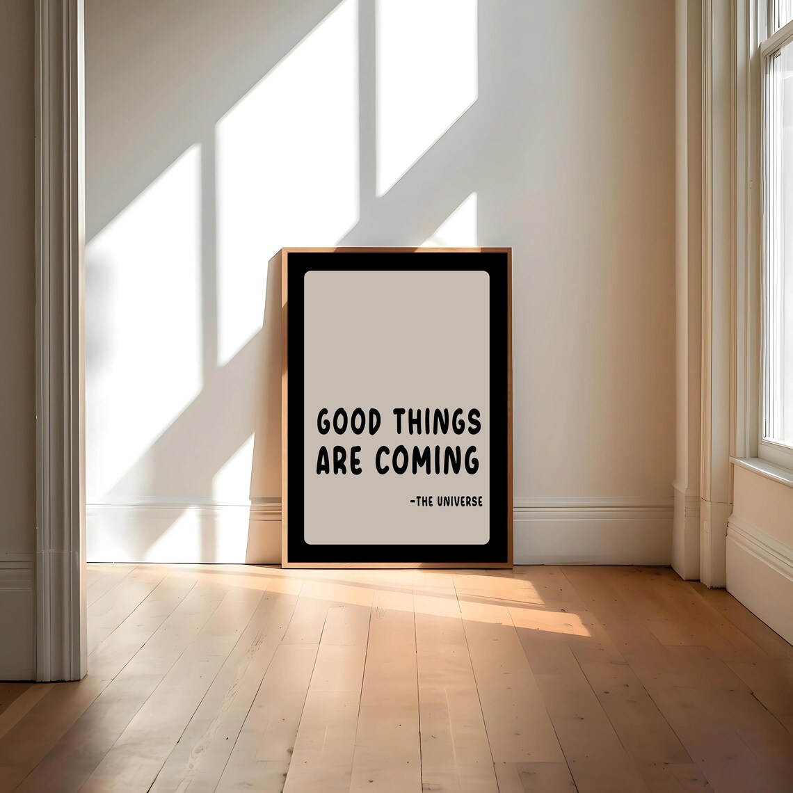 Good Things Are Coming, Retro Bedroom Decor - Image 4