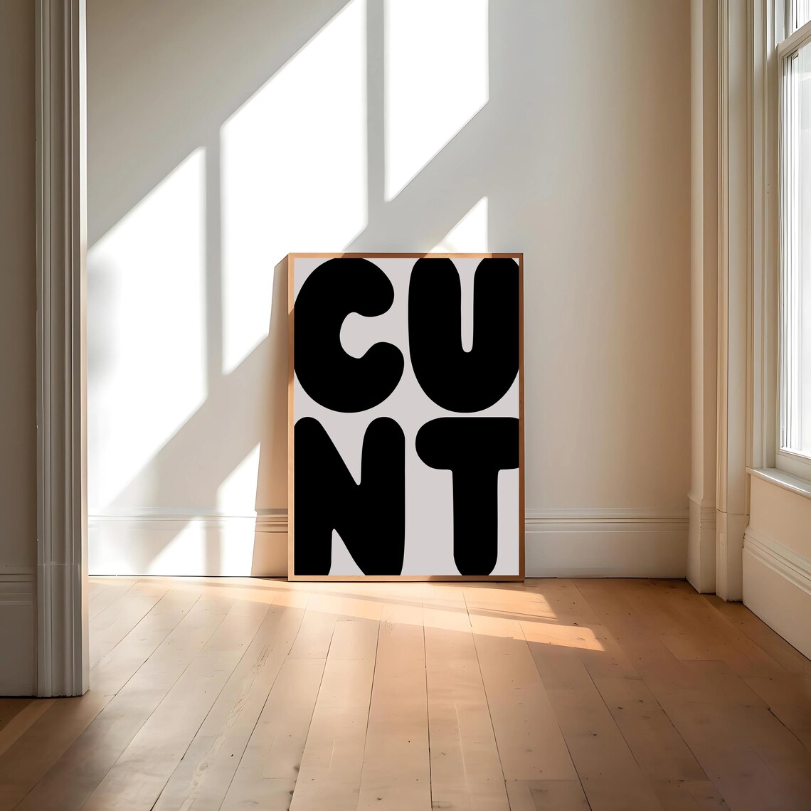 CNT Funny Typography Poster, Sarcastic Saying - Image 4