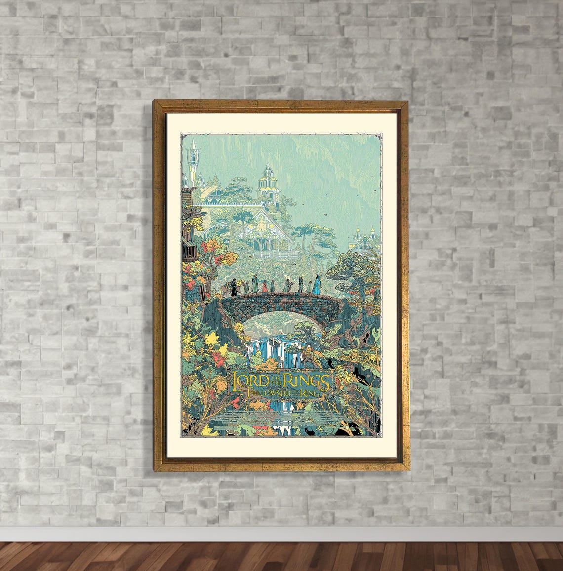 Lord Of The Rings Movie Poster, Game Room Decor - Image 2