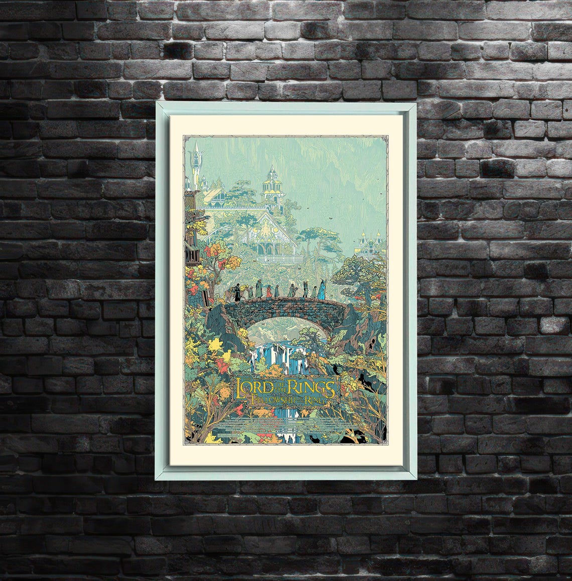 Lord Of The Rings Movie Poster, Game Room Decor - Image 3