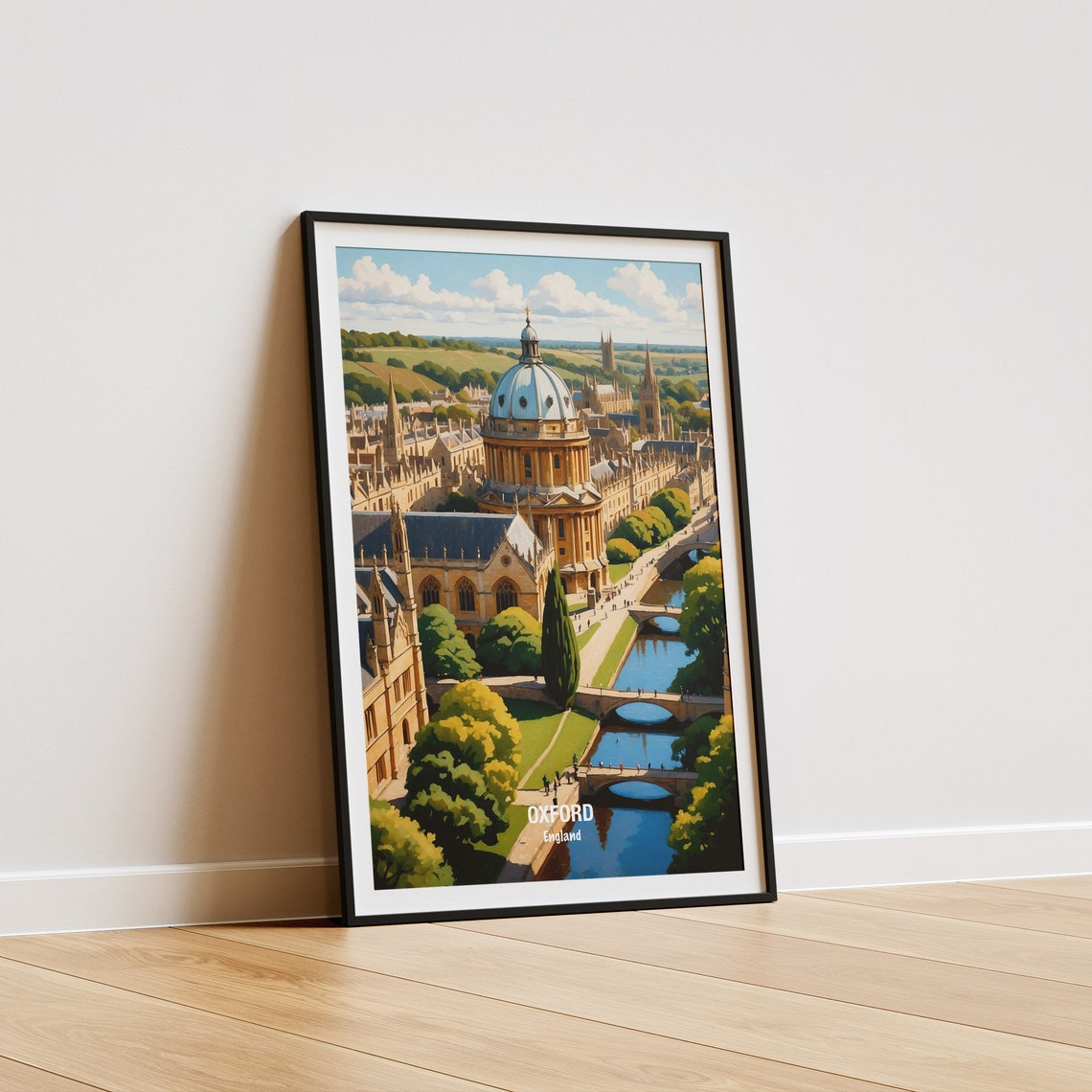 Oxford Radcliffe Camera University England Landmark Travel Poster - Image 5