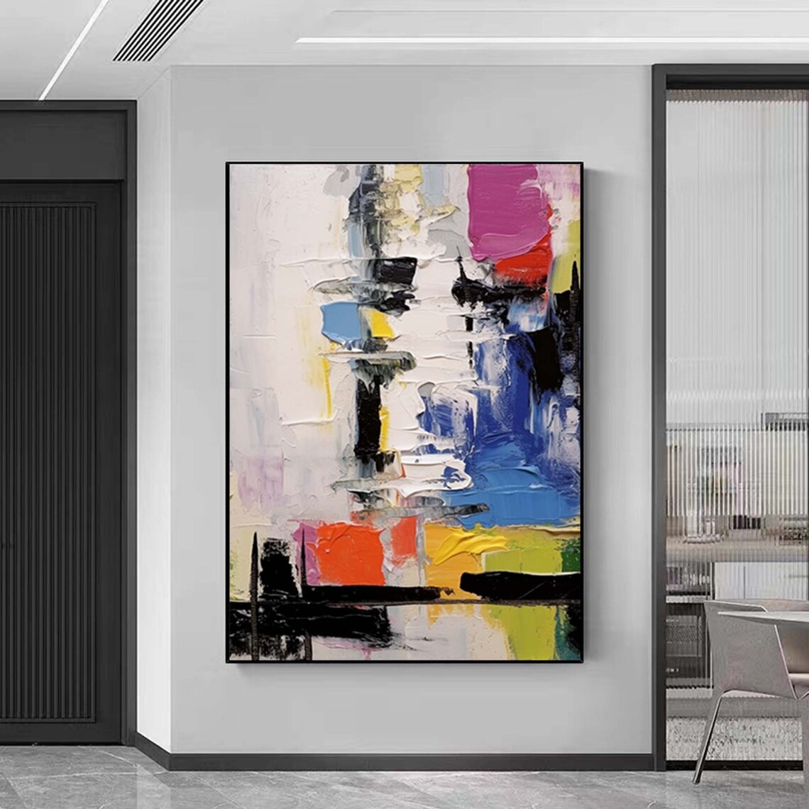 Minimalist Abstract Painting, Modern Wall Art Print - Image 5