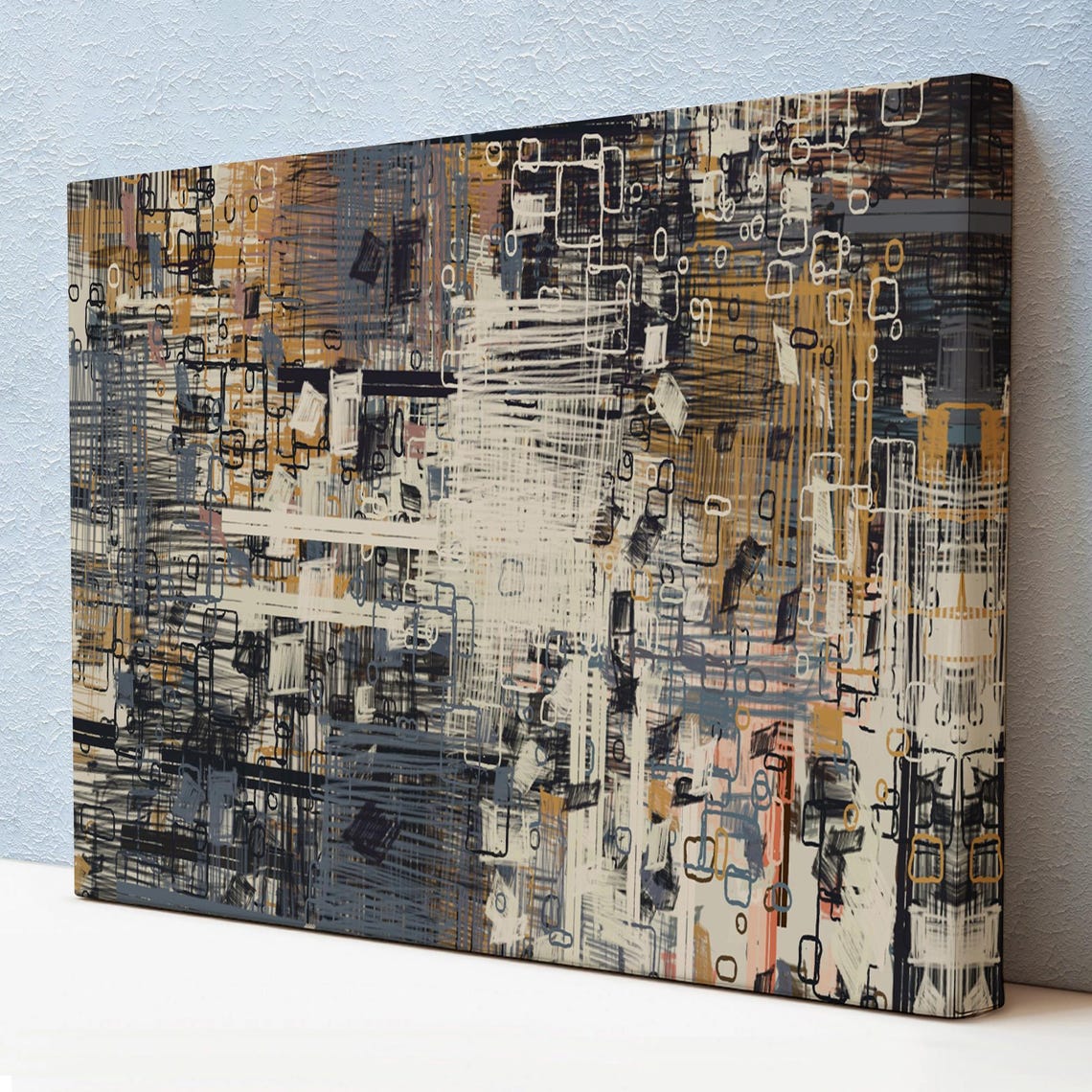 Abstract Geometric Decorative Wall Art Housewarming Gifts Large Wall Art Abstract Modern Wall Decor Abstract Wall Art