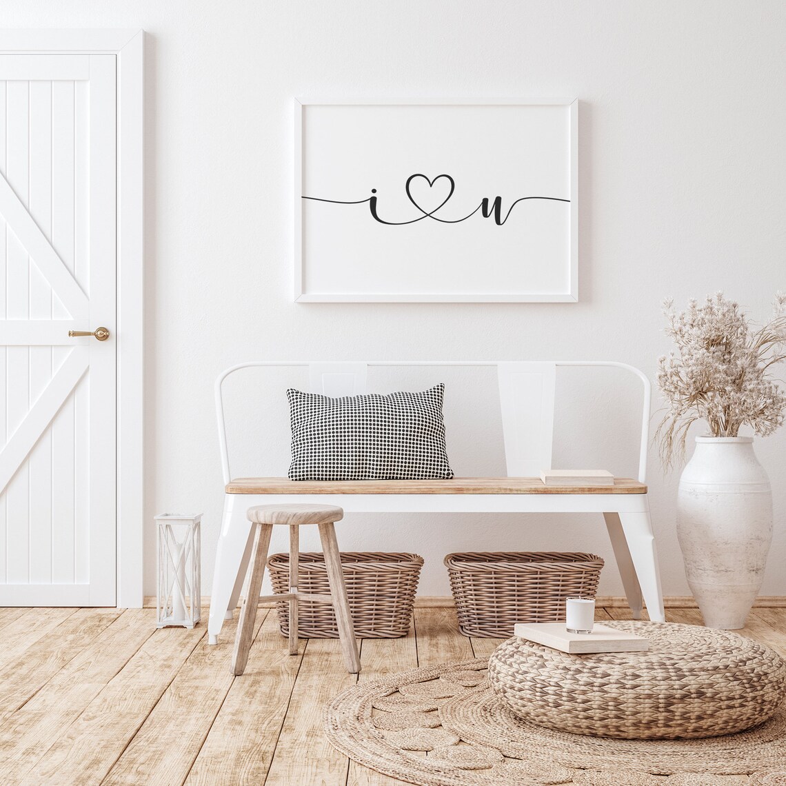 I Love You Bedroom Quote, Couple Valentine Gift - Image 4
