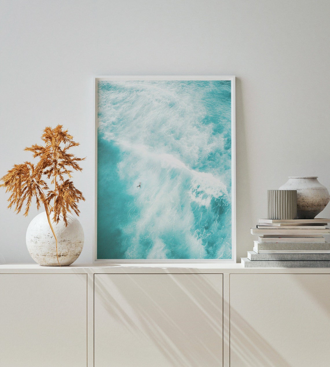 Surfboard Wall Art, Beach Decor Poster