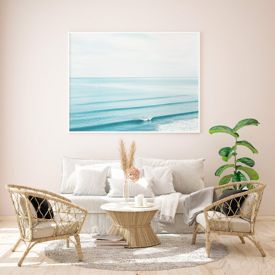 Beach Ocean Coastal Wall Art Print - Image 4