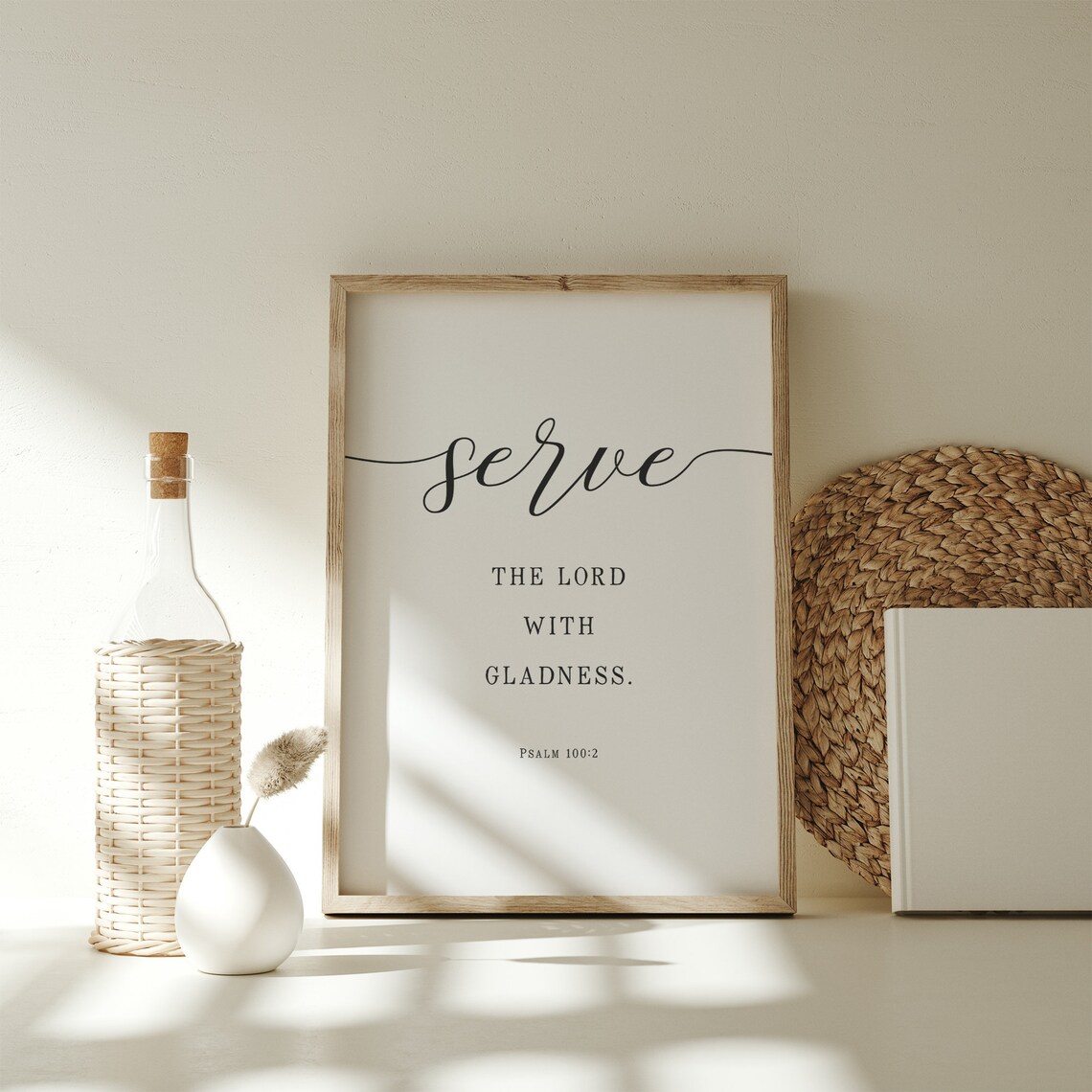 Bible Verse Scripture Christian Home Decor, Art Print - Image 3