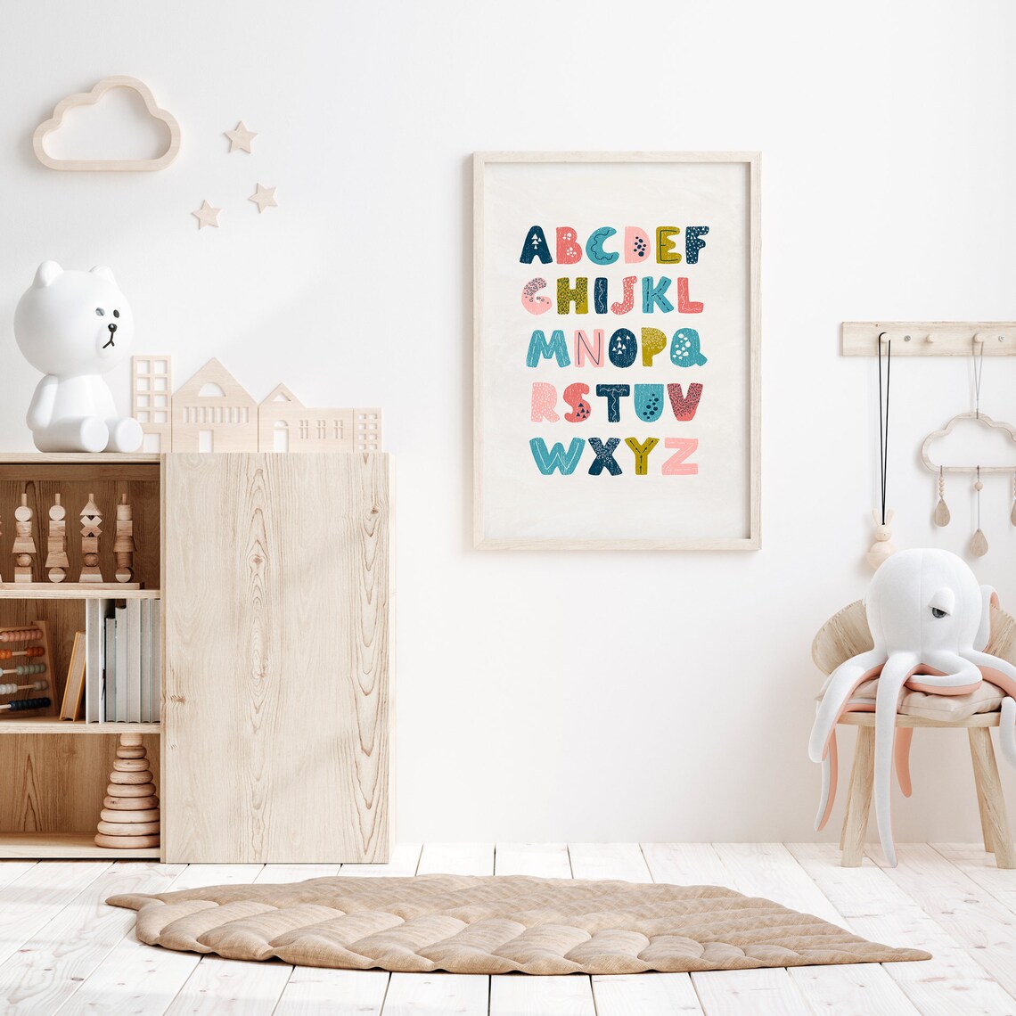 Alphabet Nursery Decor, Educational Playroom Posters - Image 4