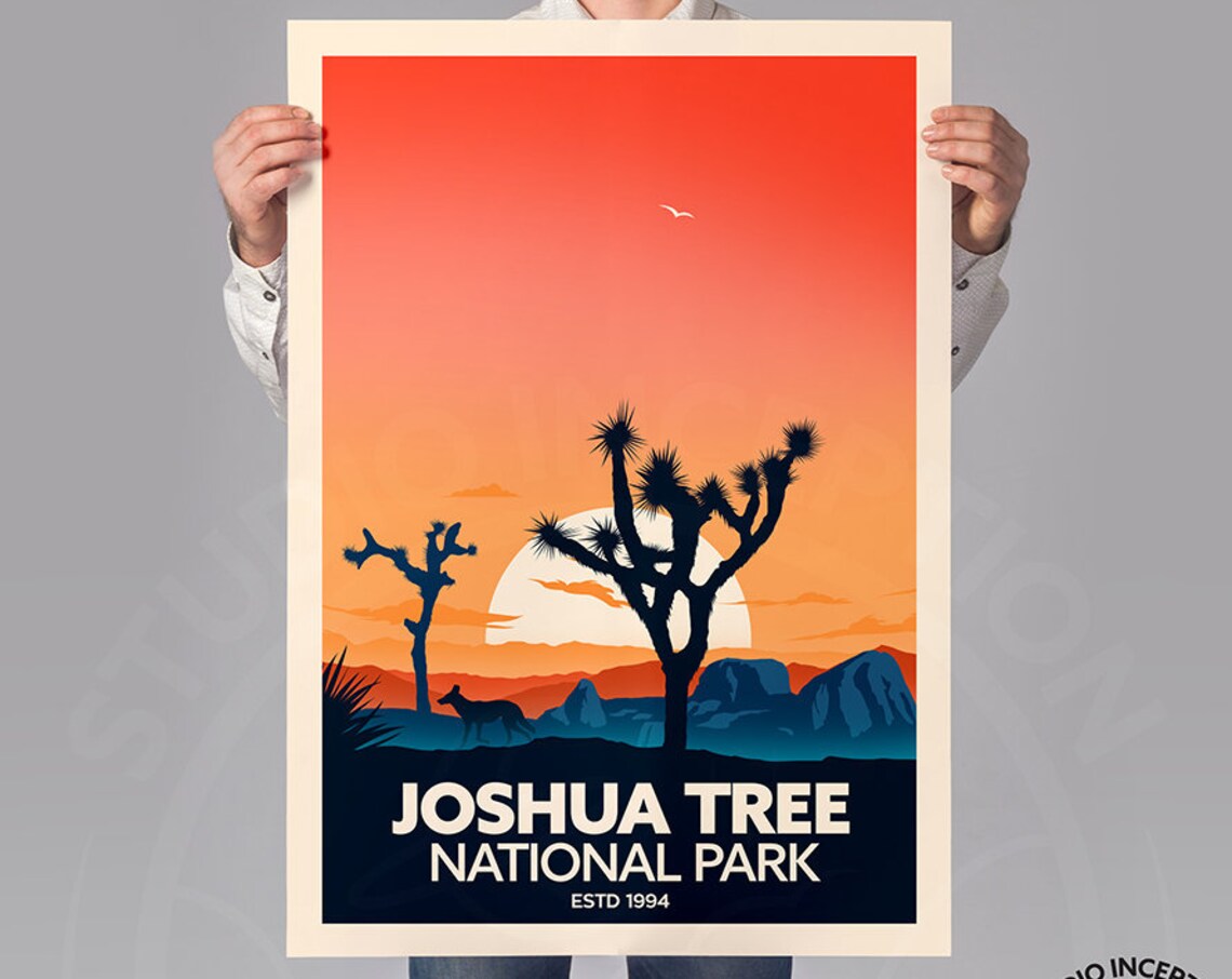 Joshua Tree National Park Travel Art Print - Image 3