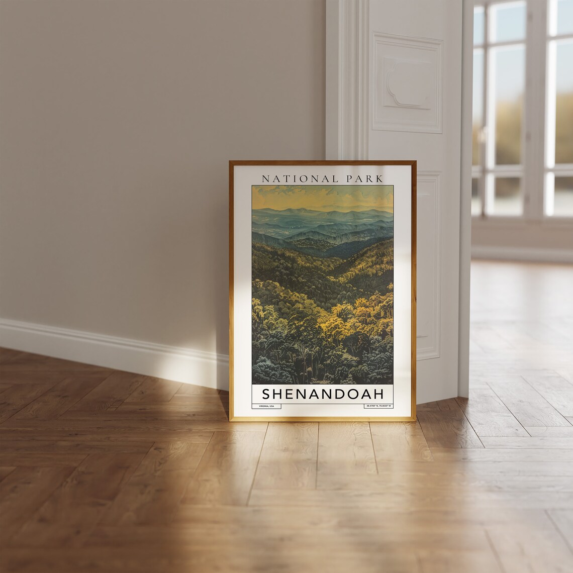 Shenandoah National Park Travel Print Shenandoah Virginia Travel Poster Shenandoah Park Gift Shenandoah Travel Print Shenandoah Park - Image 3