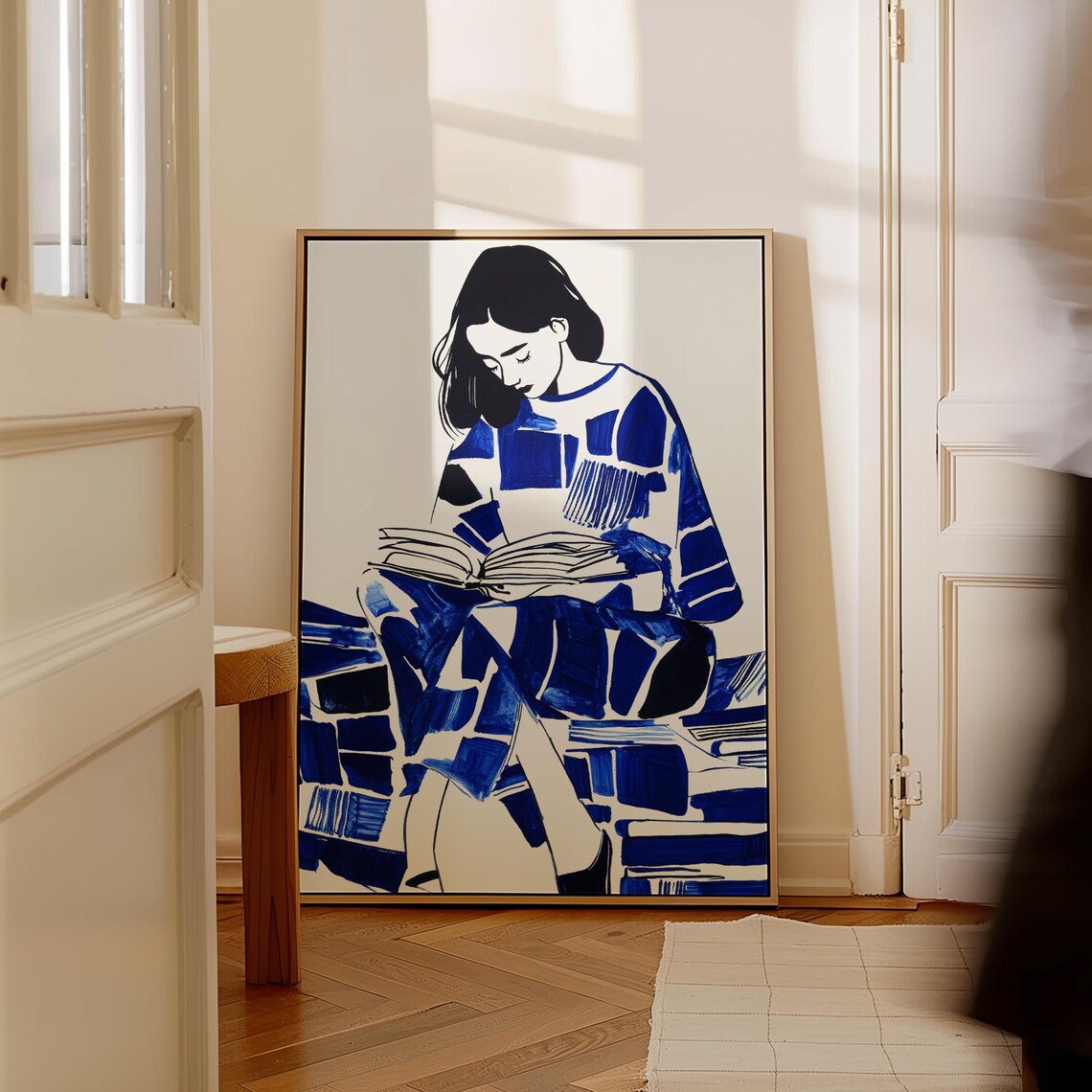 Woman Reading, Literary Gift for Book Lover - Image 3