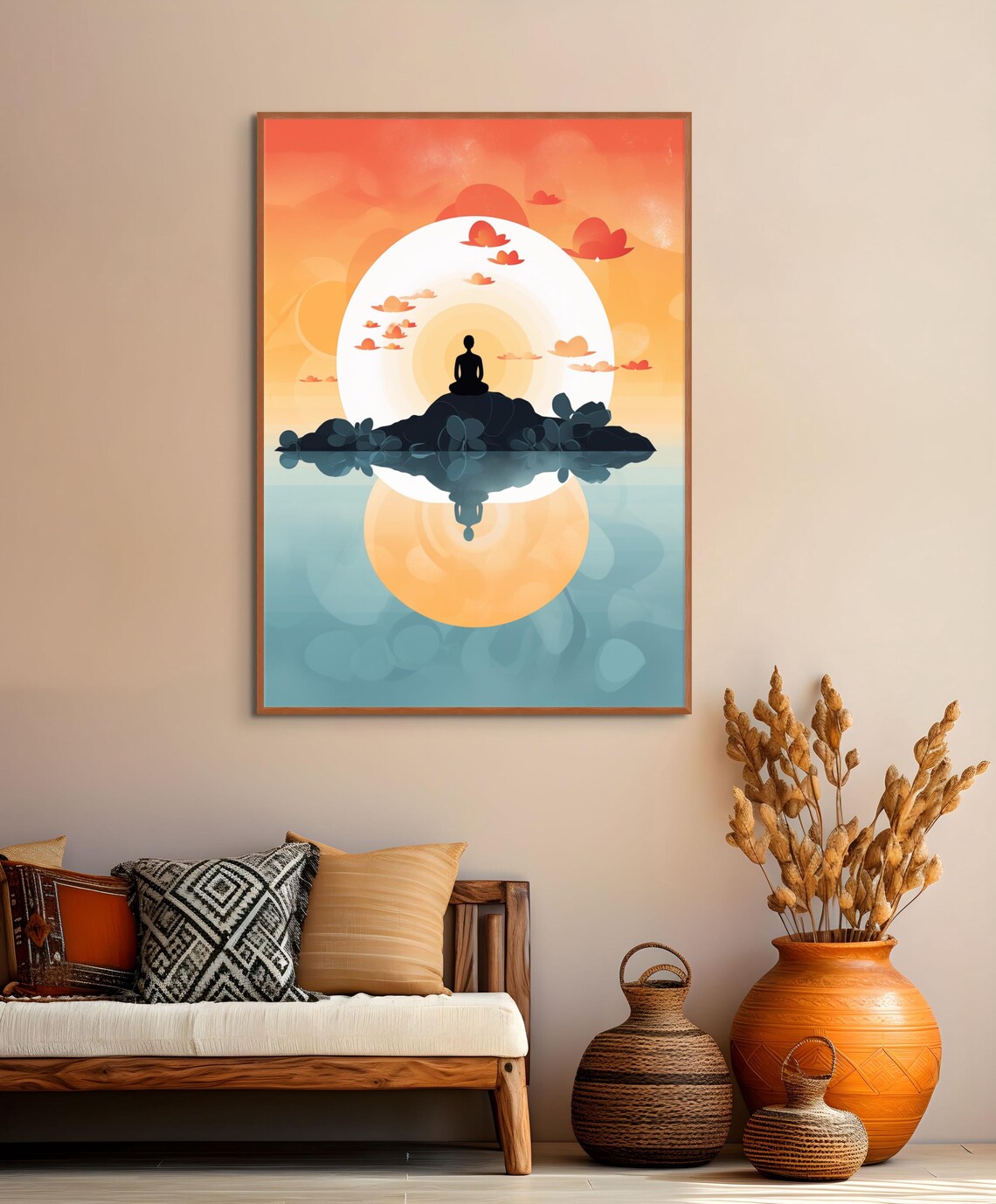 Zen Meditation Art, Minimalist Spiritual Decor - Image 4