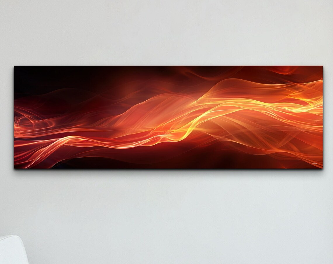 Abstract Wave Art Print, Modern Contemporary