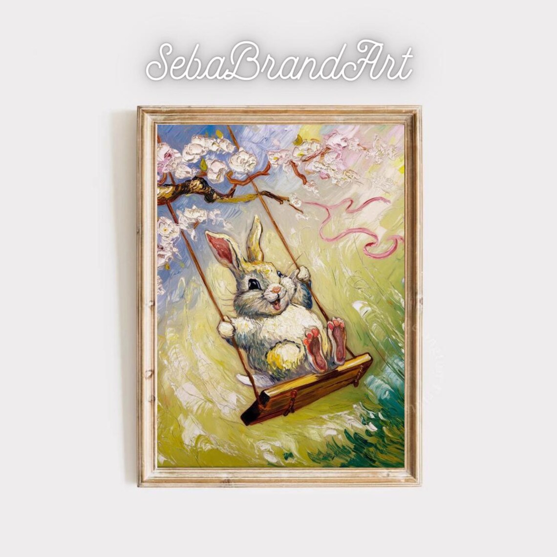 The Joyous Swing, Post-Impressionist Rabbit