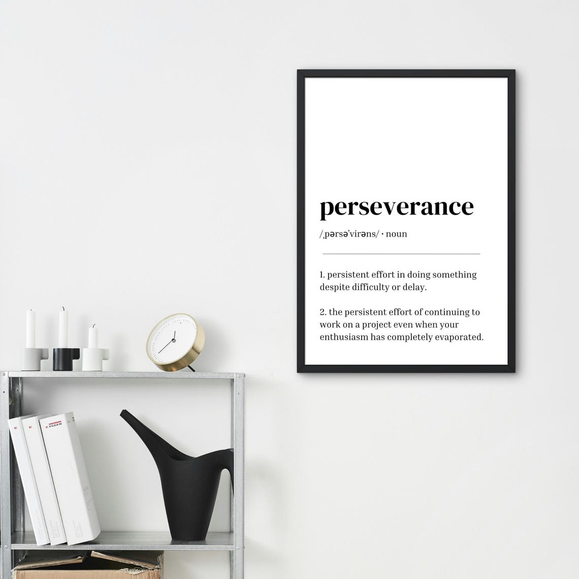 Perseverance Funny Dictionary Definition Office Workplace Humor Print - Image 3