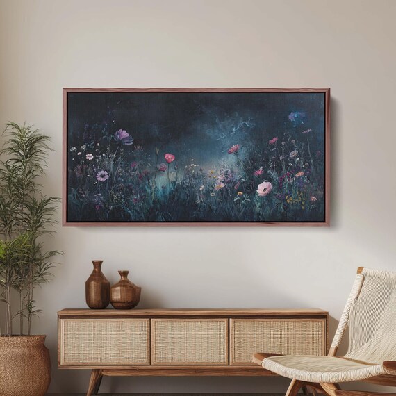 Wildflowers At Night Flowers In Darkness Night Time Moody Botanical