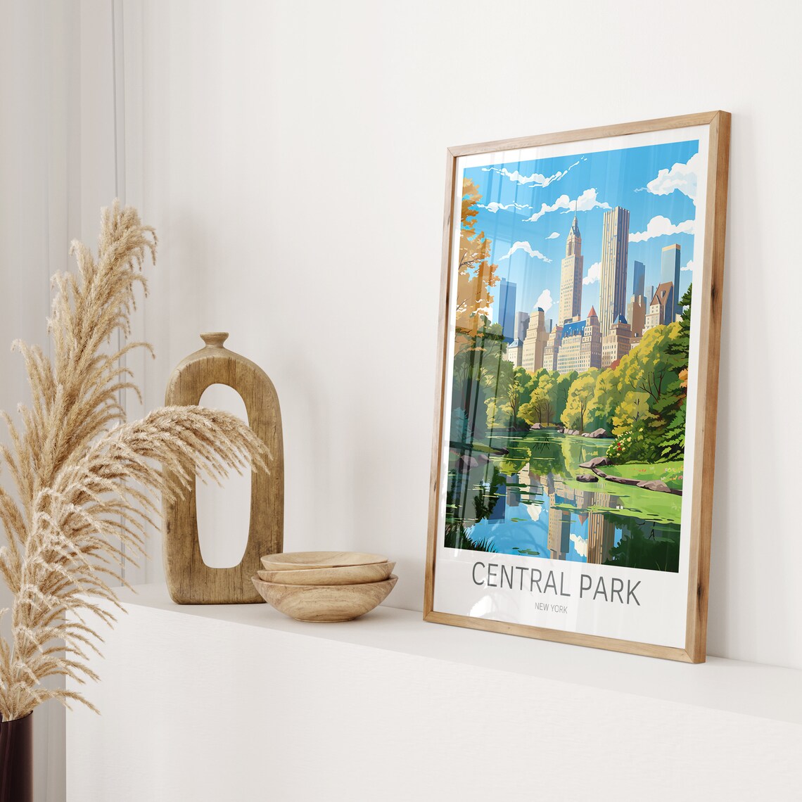 Central Park Poster, New York Travel Poster - Image 2