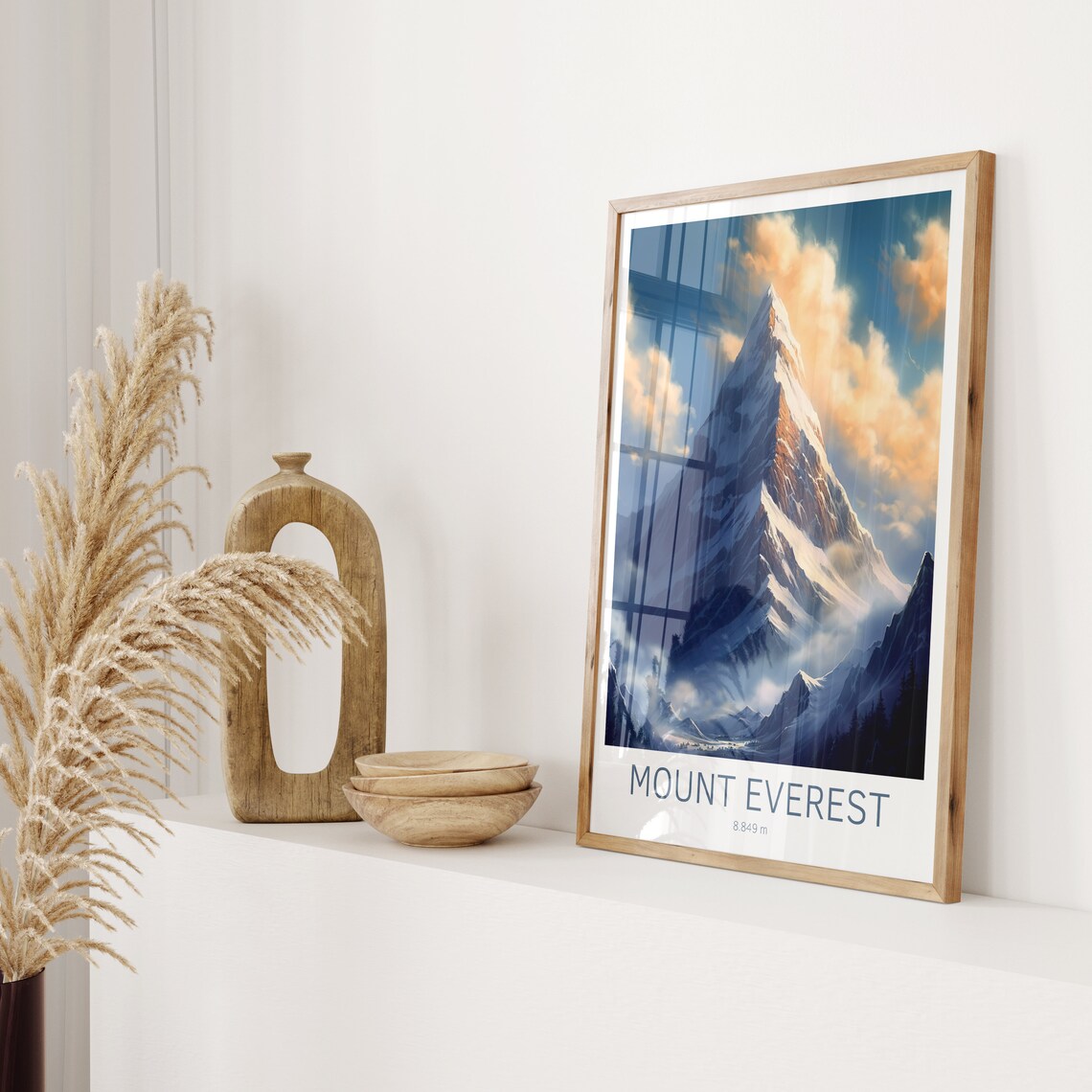 Mount Everest Vintage Travel Poster, Mountain View - Image 2