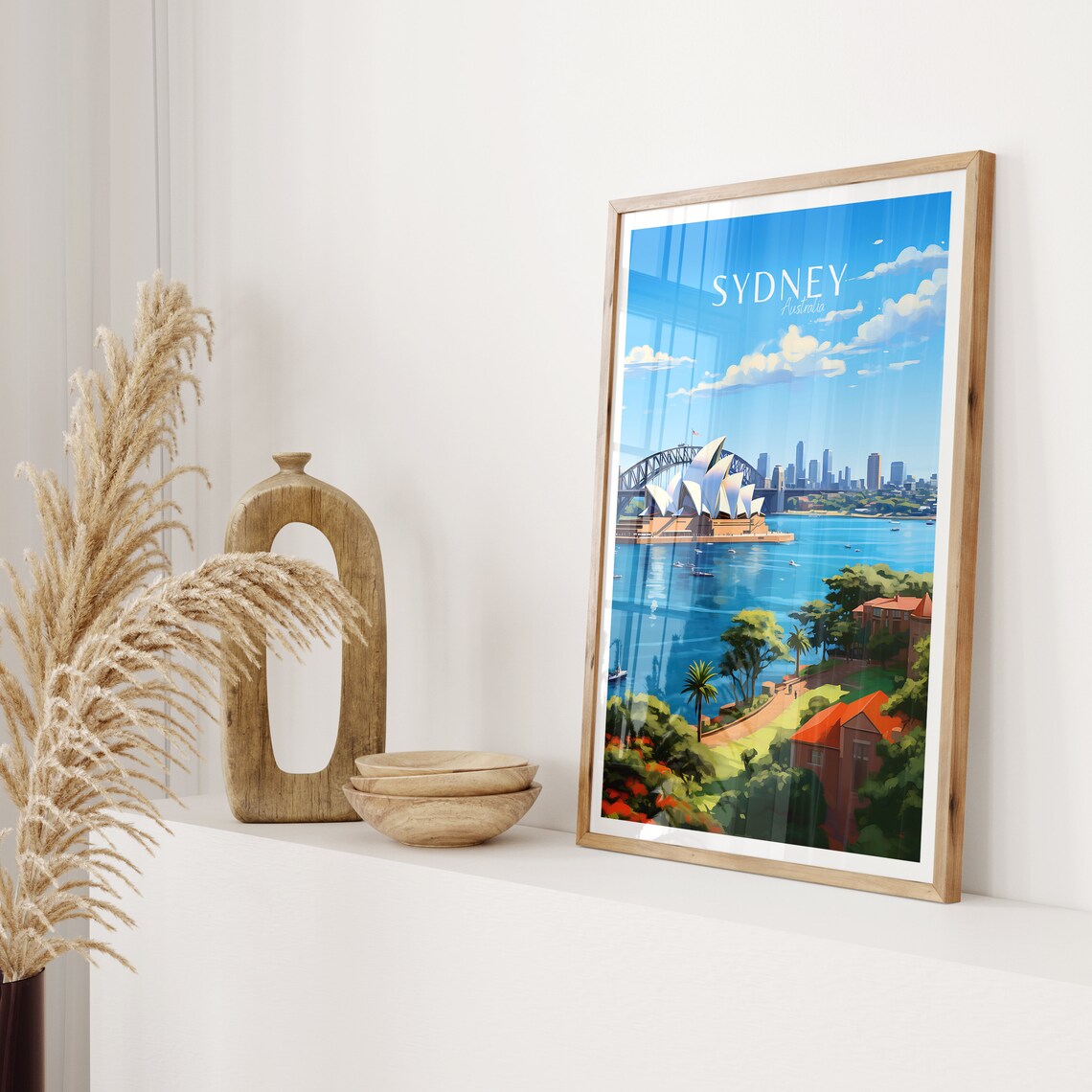 Sydney Vintage Travel Poster, Australia Travel Print - Image 2