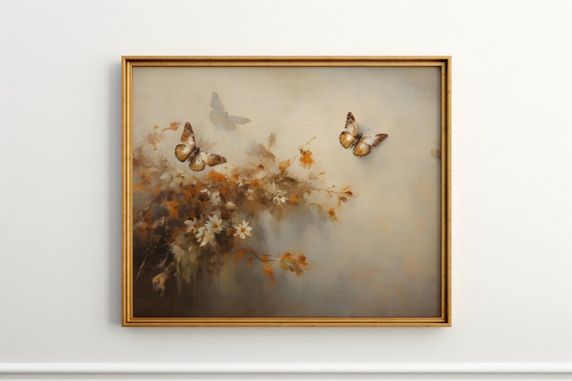 Butterfly Ballet Antique Print