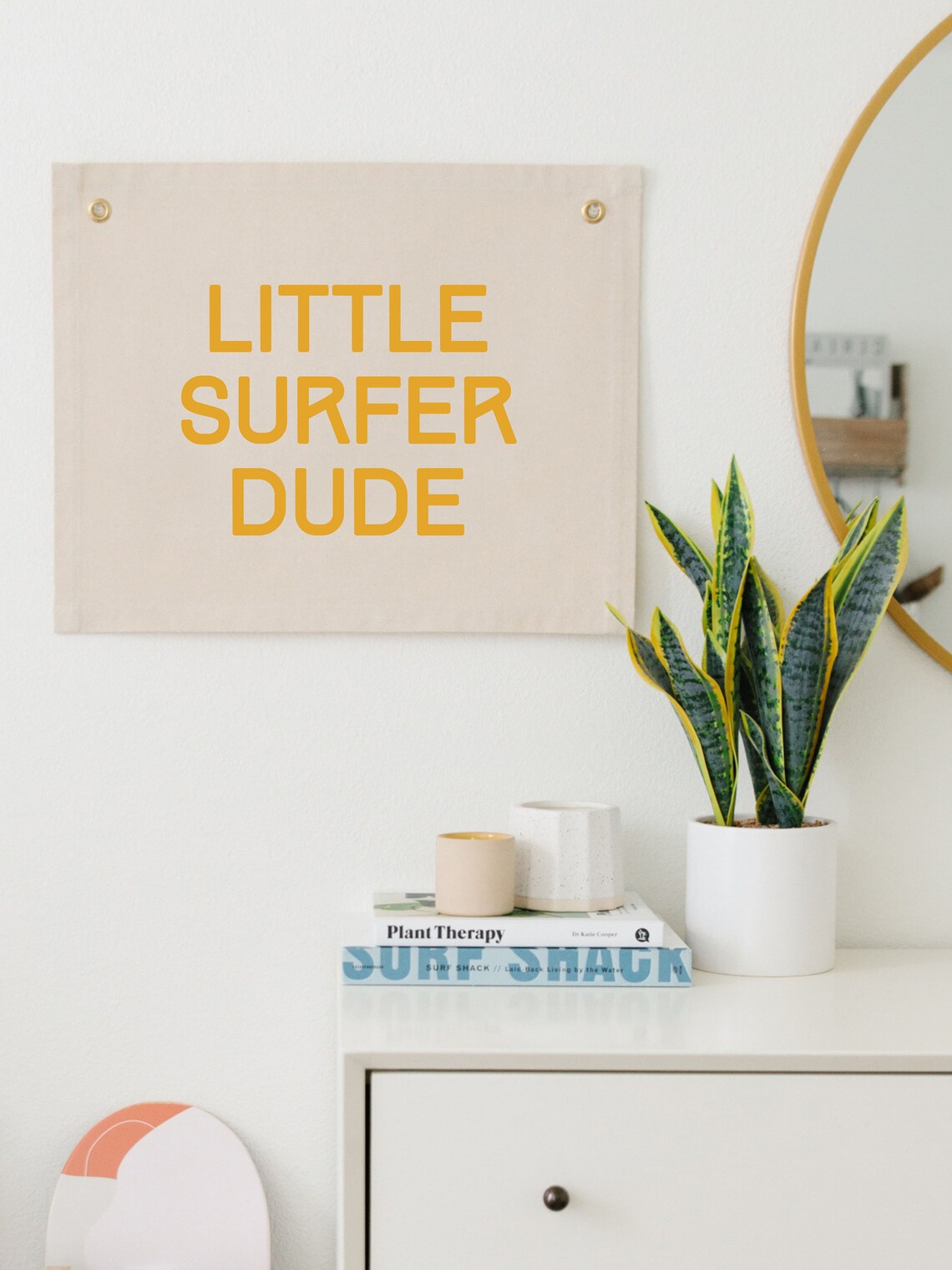 Little Surfer Dude Boho Surf Nursery Decor - Image 3