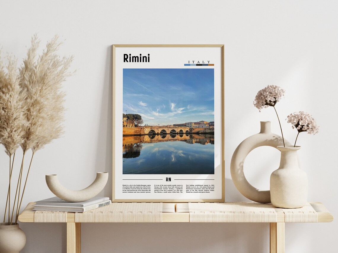 Rimini Minimal Travel Poster, City Destination - Image 5