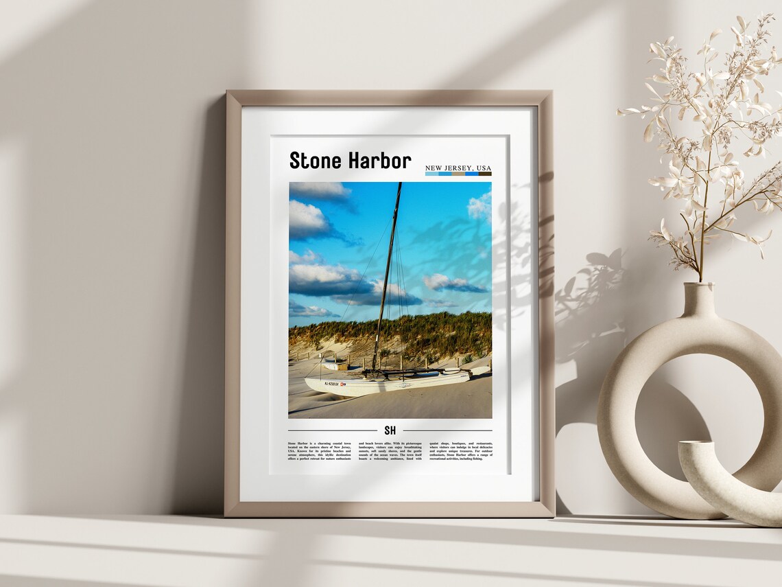 Stone Harbor Poster Stone Harbor Print Stone Harbor Wall Art United States Photo United States Poster United States Print - Image 3