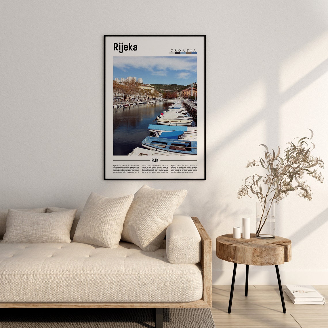 Rijeka Poster Rijeka Print Rijeka Wall Art Europe Photo Europe Poster Europe Print Travel Poster - Image 2