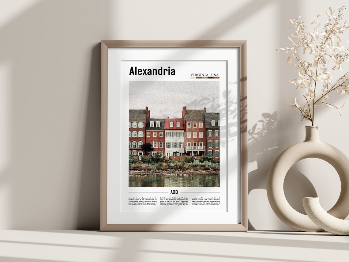 Alexandria Poster Alexandria Print Alexandria Wall Art United States Photo United States Poster United States Print - Image 2