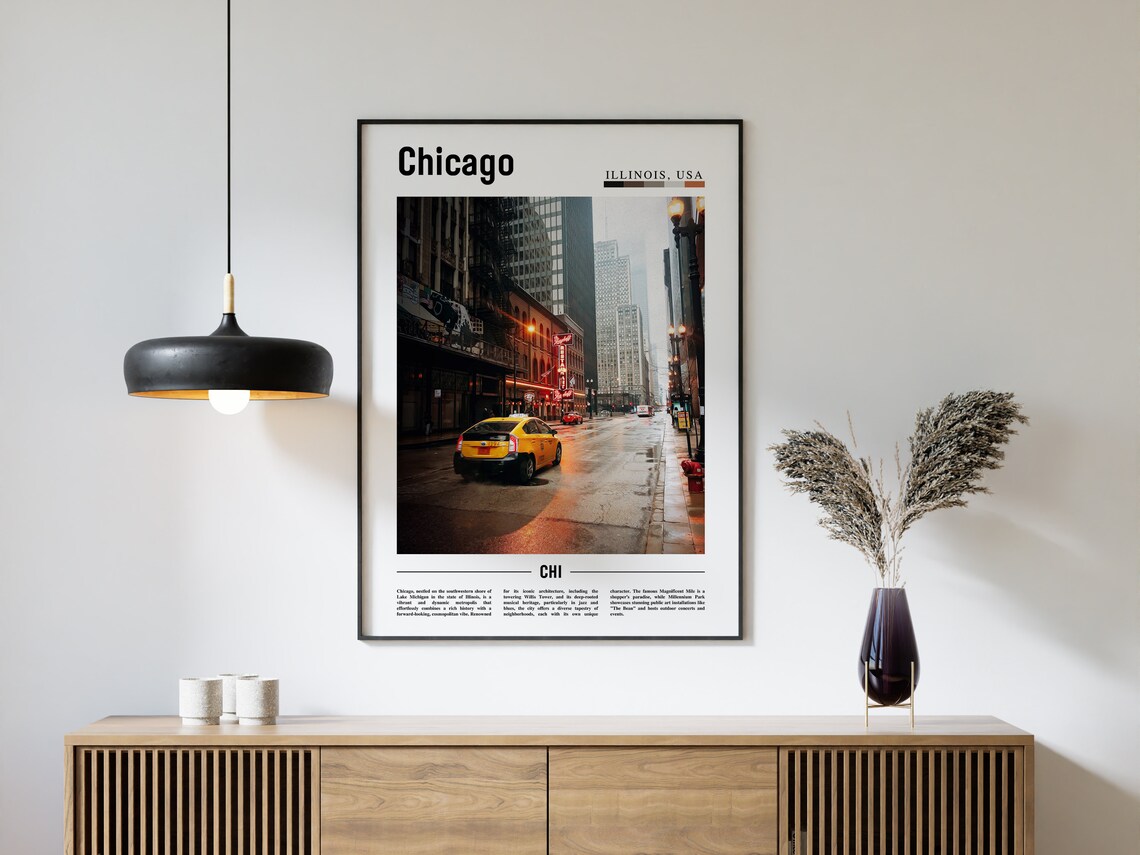 Chicago Travel Poster, United States Photo - Image 4