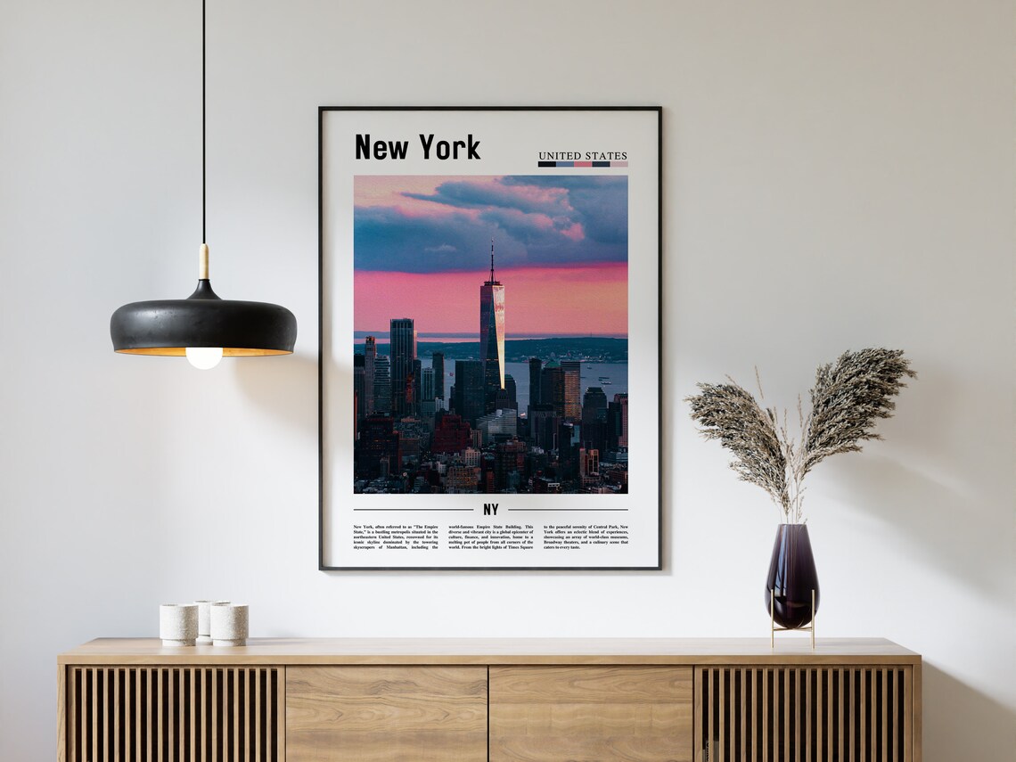 New York Travel Poster, New York Photo Art Print - Image 4
