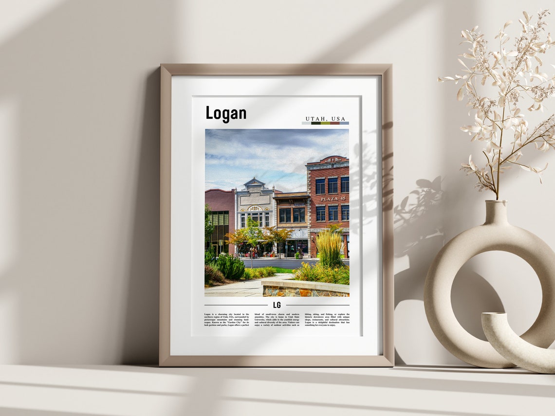 Logan Poster Logan Print Logan Wall Art United States Photo United States Poster United States Print - Image 2