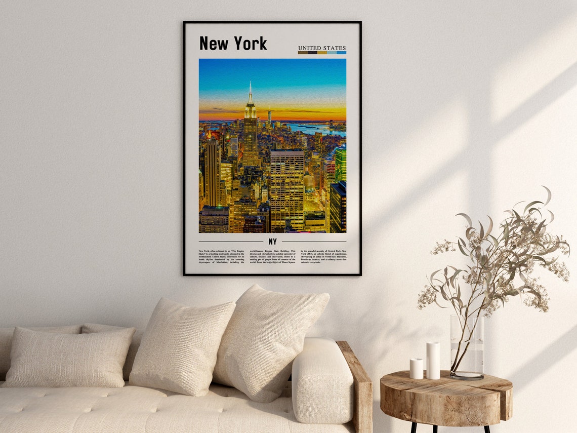 New York Poster New York Print New York Wall Art Ny Photo Ny Poster Ny Print New York Photo Travel Poster - Image 2