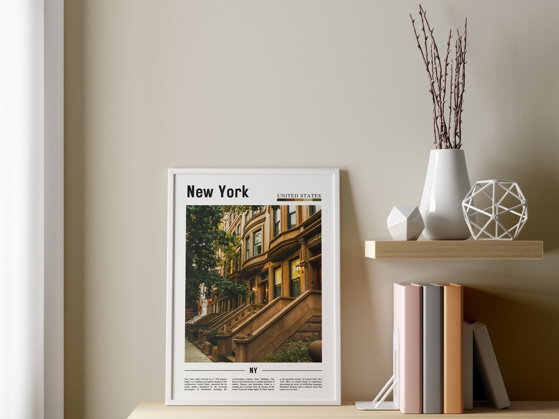 New York Poster New York Print New York Wall Art Ny Photo Ny Poster Ny Print New York Photo Travel Poster - Image 3
