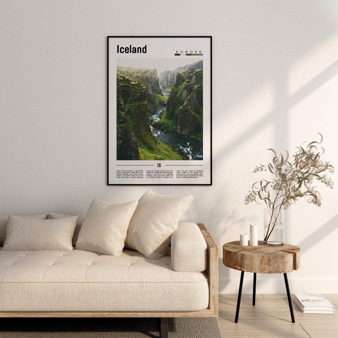 Iceland Poster Iceland Print Iceland Wall Art Europe Photo Europe Poster Europe Print Travel Poster - Image 2