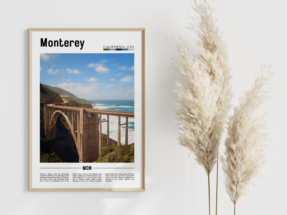 Monterey Travel Poster, United States Photo - Image 4