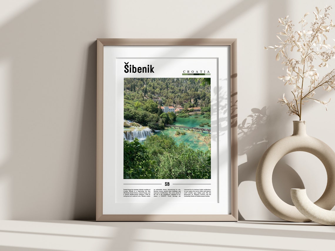 Ibenik Poster Ibenik Print Ibenik Wall Art Europe Photo Europe Poster Europe Print Travel Poster - Image 3
