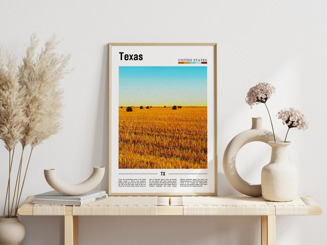 Texas Poster Texas Print Texas Wall Art Texas Photo United States Photo United States Poster United States Print - Image 6