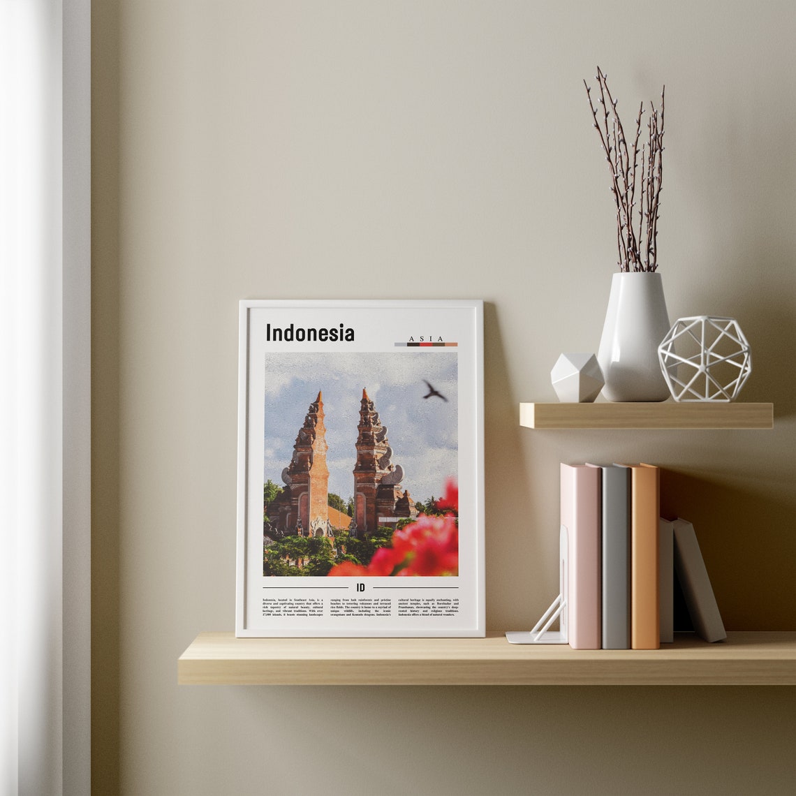 Indonesia Minimal Travel Poster - Image 3