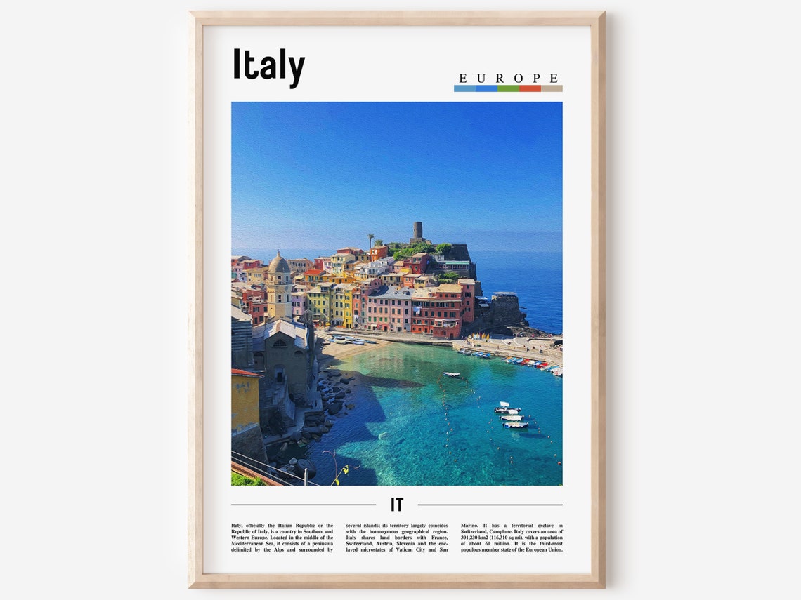 Italy Poster Italy Print Italy Wall Art Italy Photo Italy Poster Italy Print Italy Wall Art Minimal Travel Poster