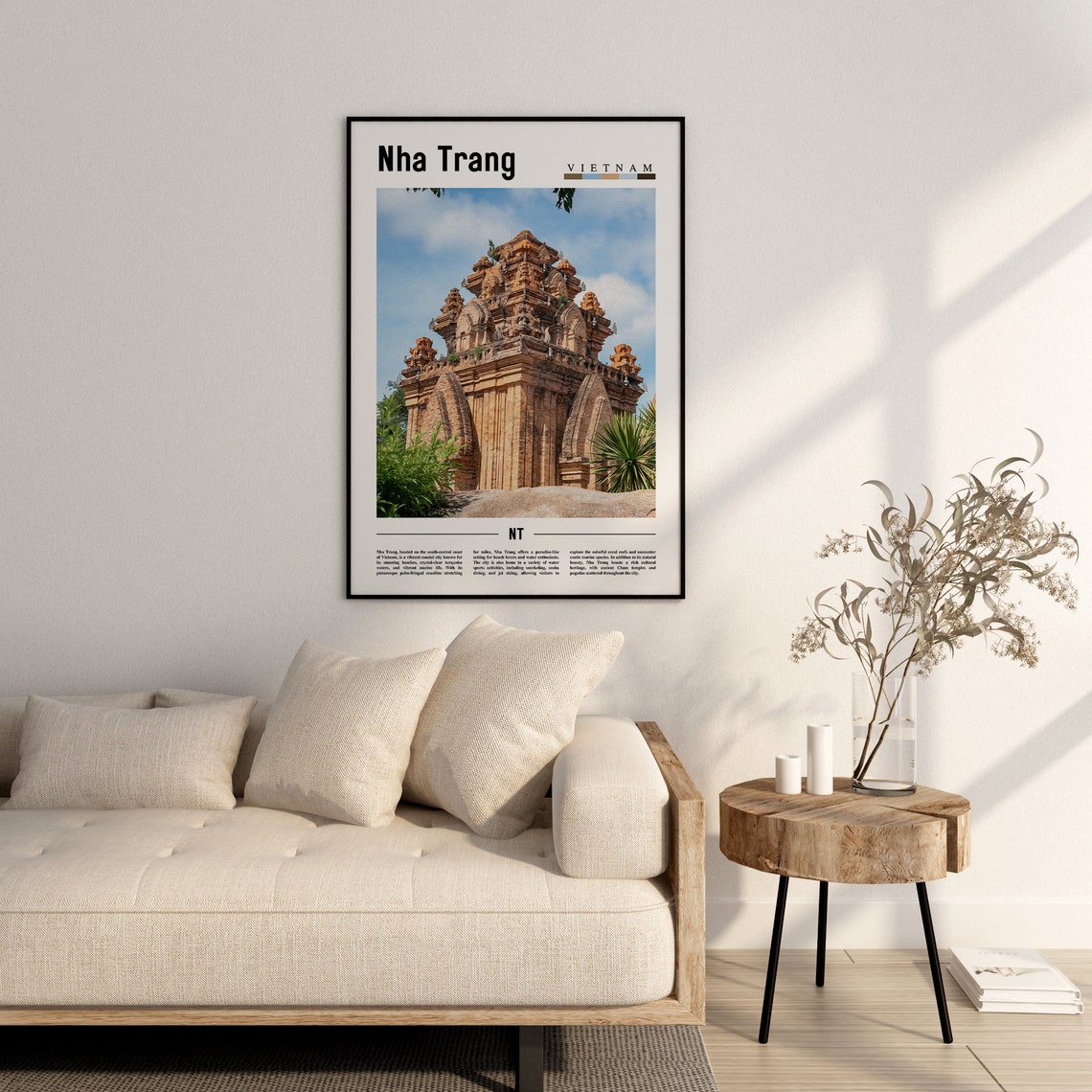 Nha Trang Poster Nha Trang Print Nha Trang Wall Art Asia Print Asia Poster Asia Photo Minimal Travel Poster - Image 2